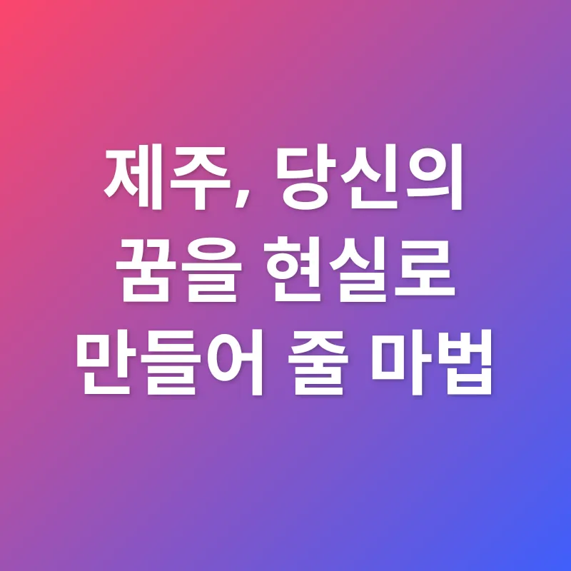 제주도 맞춤형 취업 전략_3