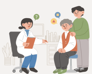 치매CIST 검사(인지선별검사) 장면