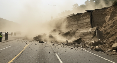 옹벽 붕괴 사고