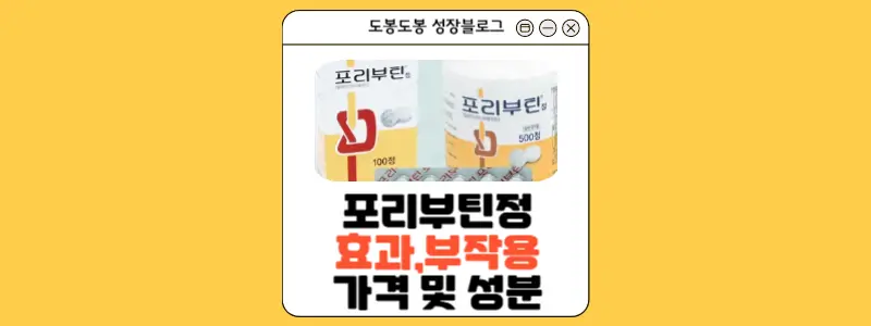 포리부틴정 안내 이미지