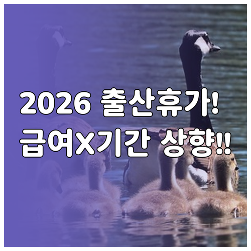 2026년 대기업 출산휴가 급여 상향..