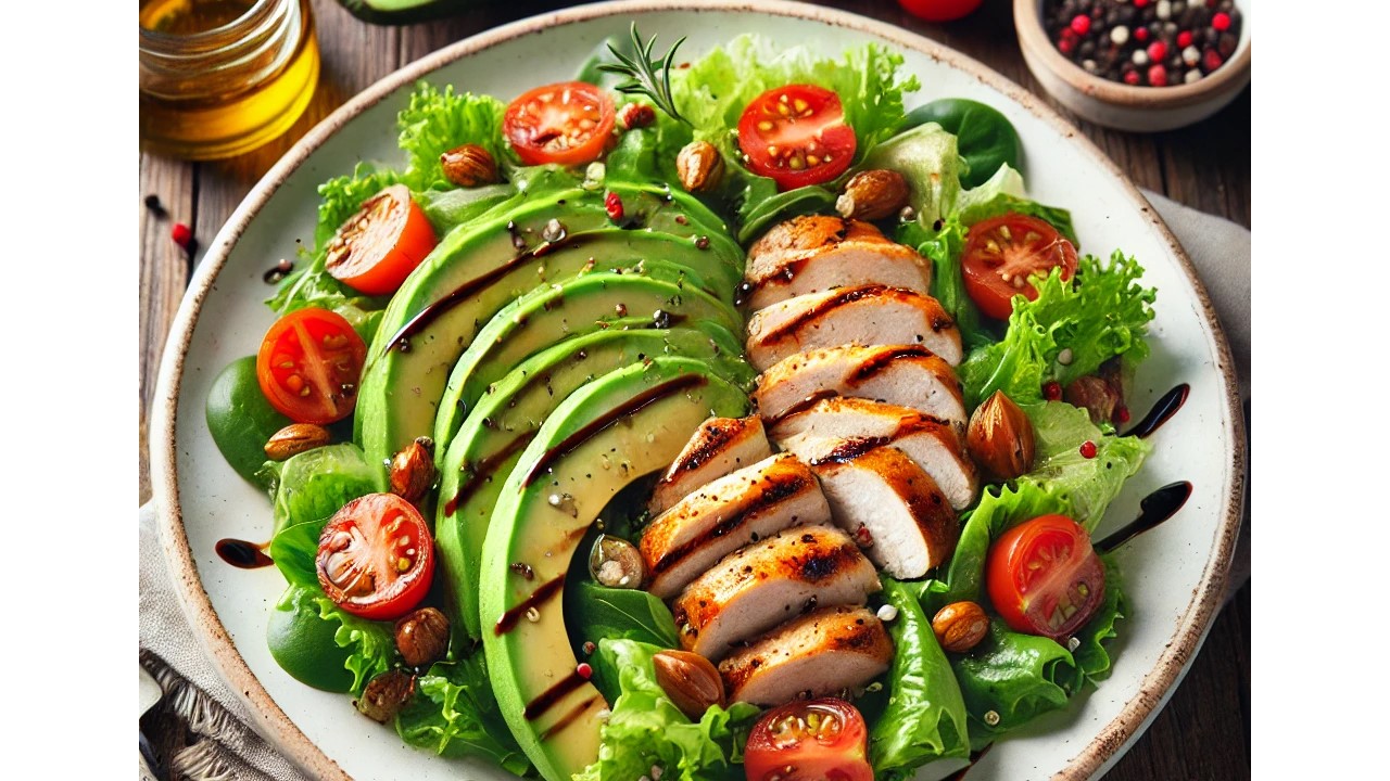 건강한 식단: 아보카드 샐러드