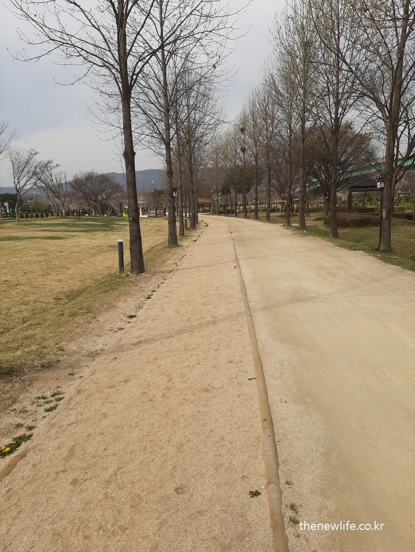 구리 한강시민공원 어싱, 어싱 전용 코스