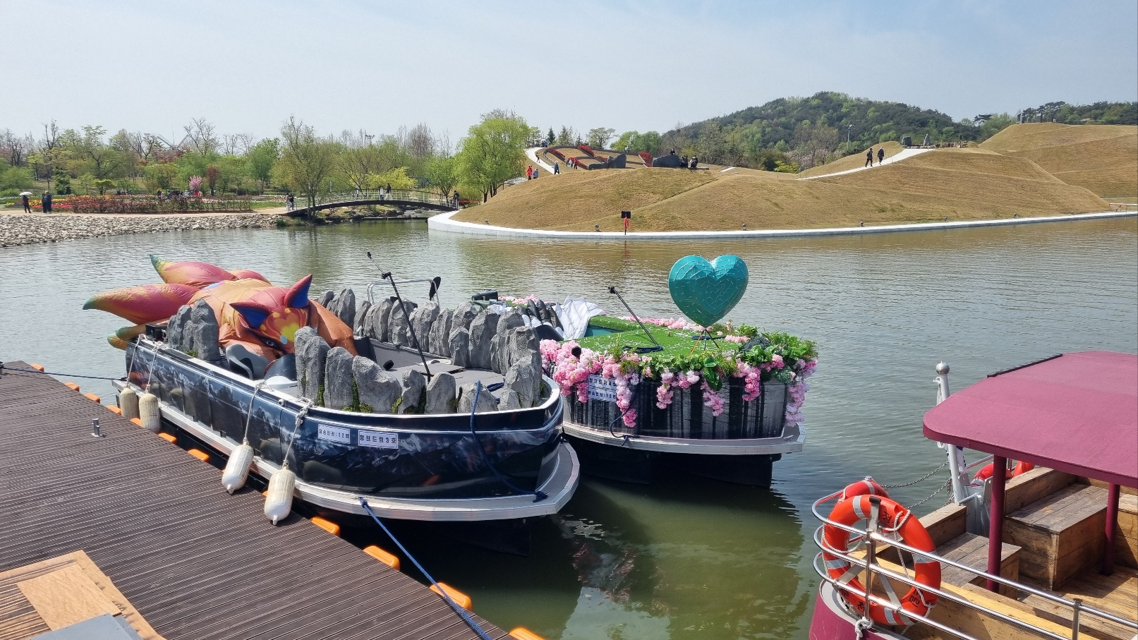 순천만 국가정원 동문 정원드림호 (주차장, 매표소, 편의시설)_24년4월10일 기준 사진