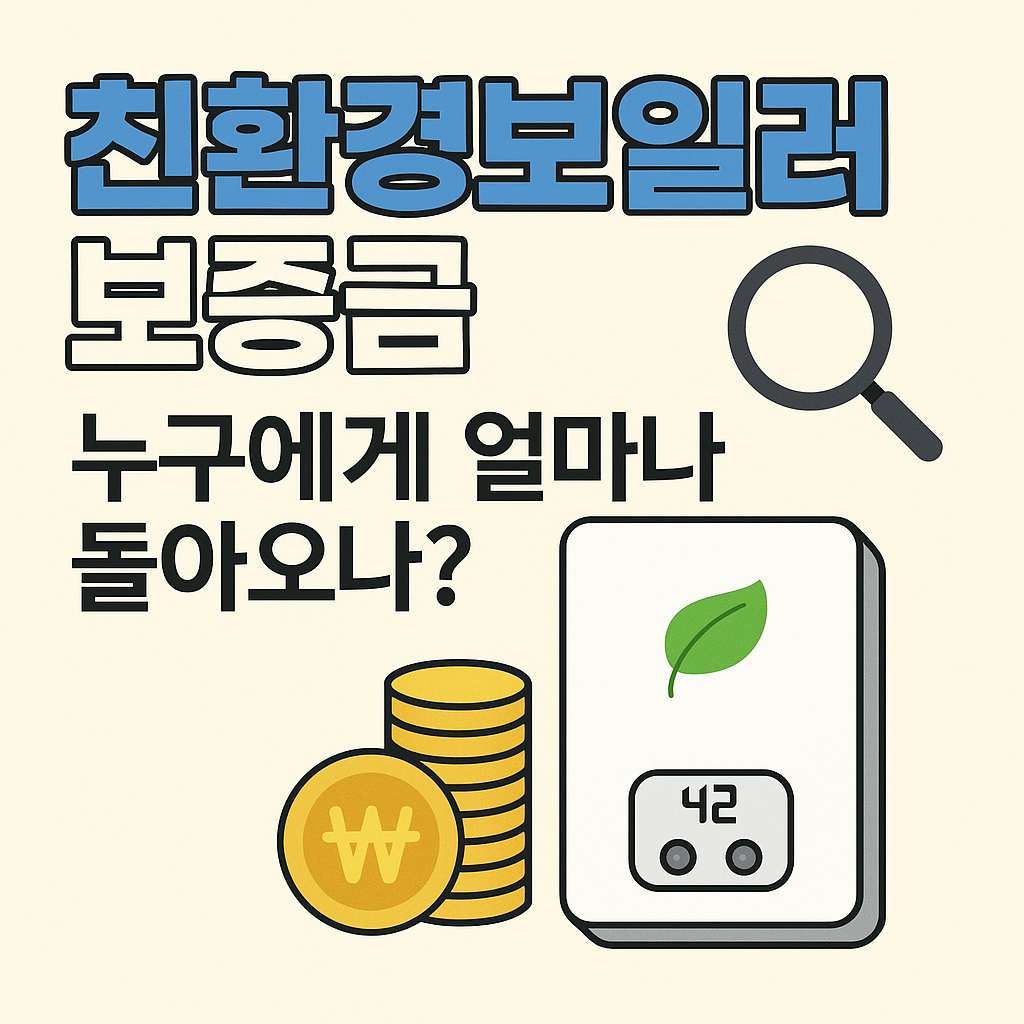 친환경보일러 보증금