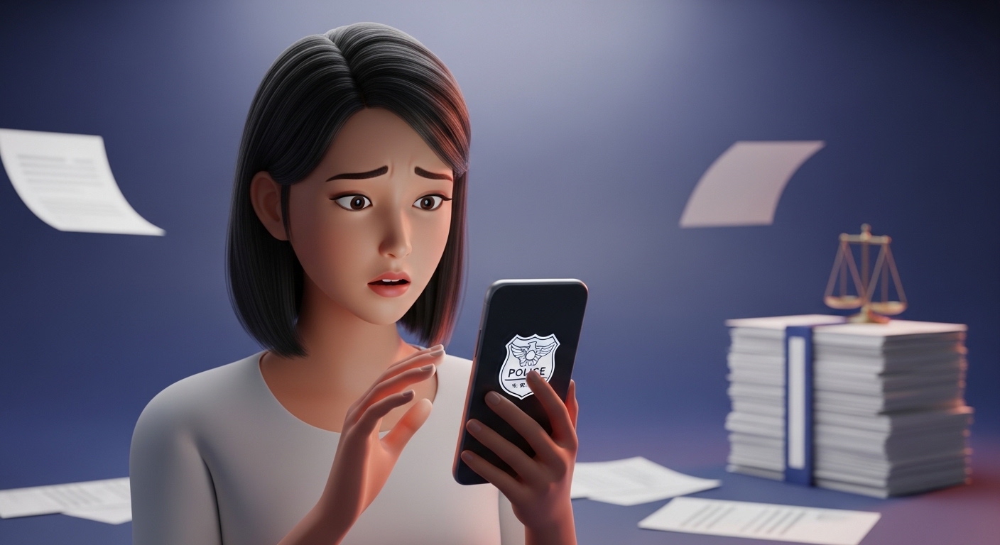 교통사고2차가해, 문자괴롭힘고소