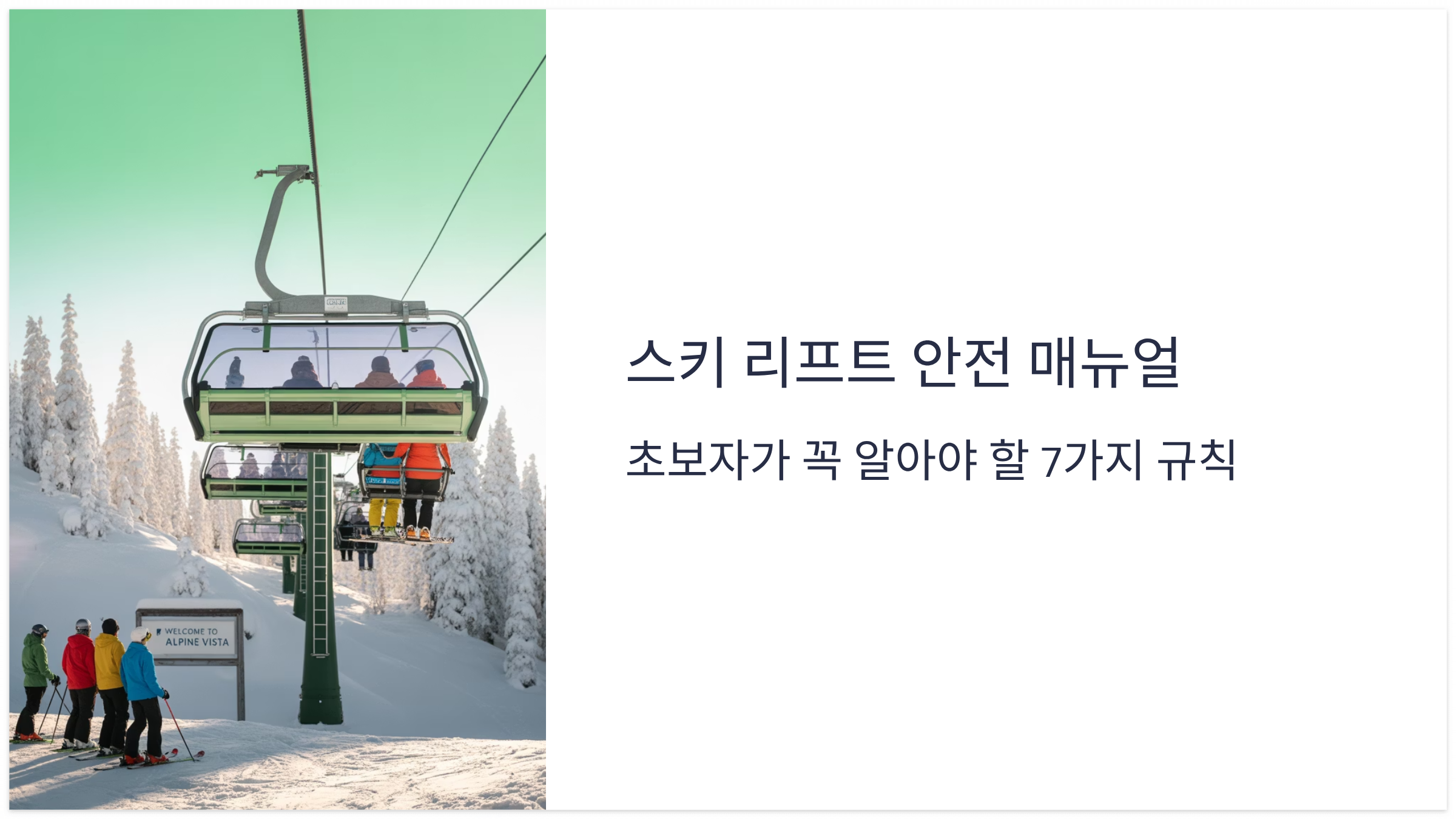 리프트 안전