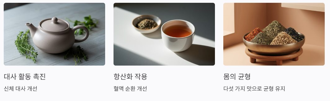 오미자차 효능