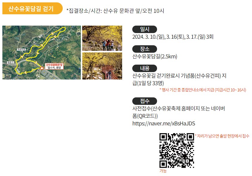 '구례 산수유 꽃 축제'