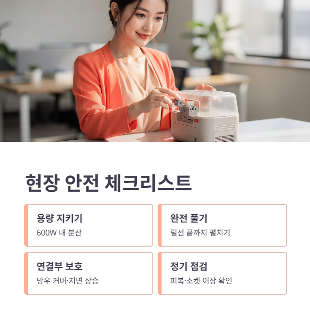 안전한 캠핑을 위한 최종 정리