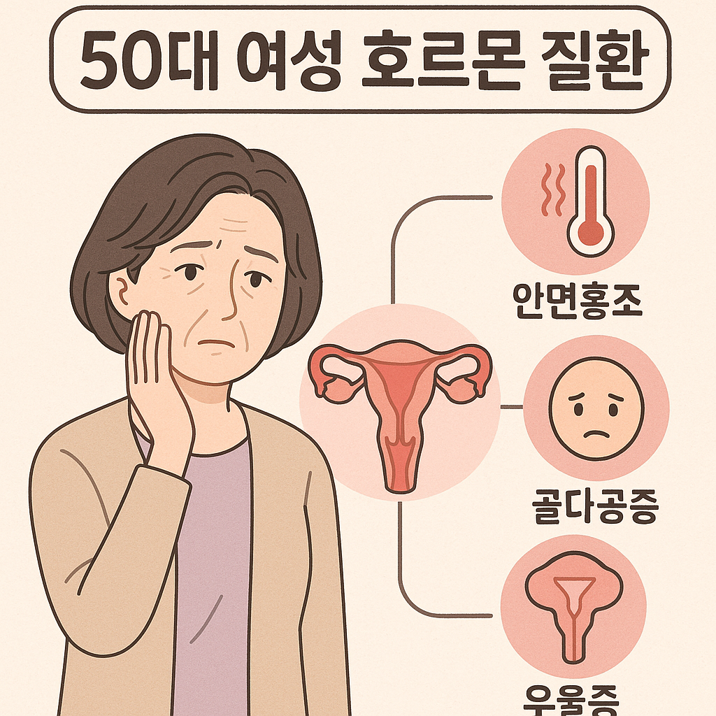 50대 여성 호르몬 질환 완전 정리