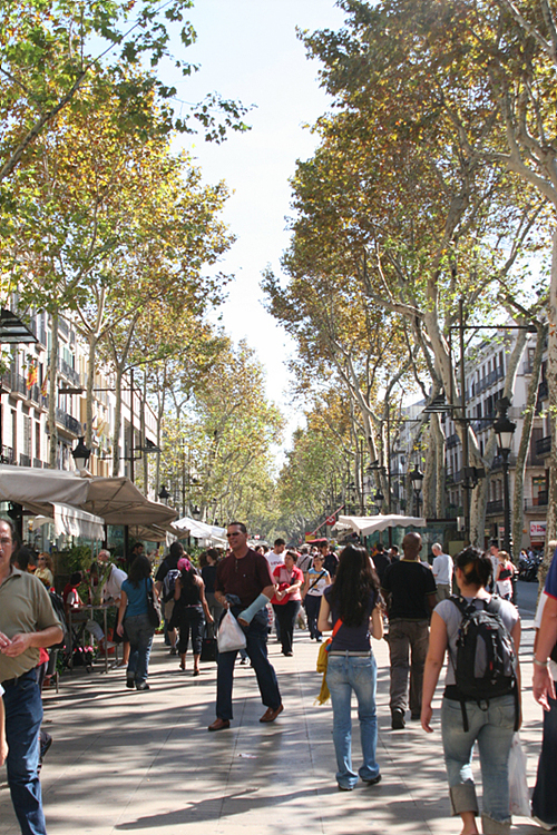 바르셀로나 람블라스 거리