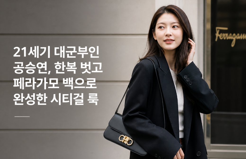 공승연 시티걸 룩, 페라가모백으로 완성하는 법