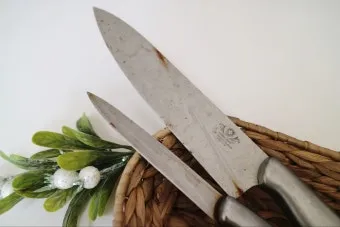 칼 녹 제거 식초 레몬 스펀지 오일코팅 유지법_7
