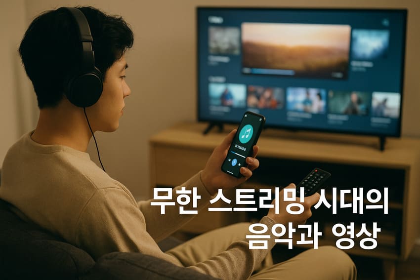 무한 스트리밍 시대의 음악과 영상