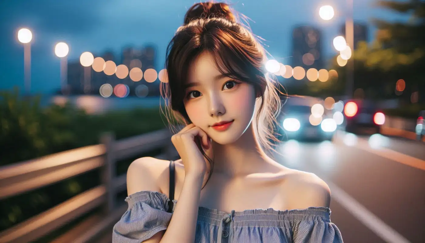 베트남-환전-얼마나-금액을-알아보고-관광하는-여성의-모습