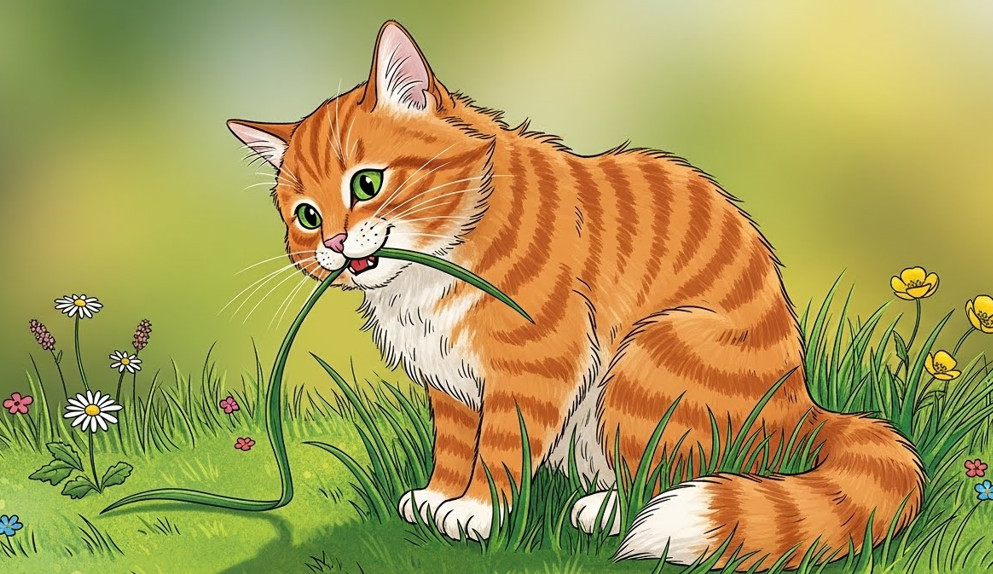 고양이-풀-먹는-이유