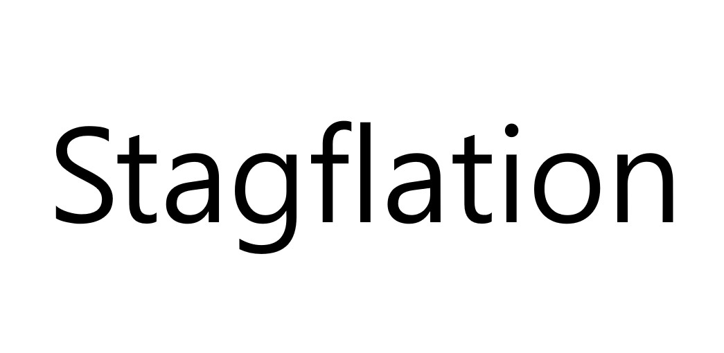 Stagflation 글씨