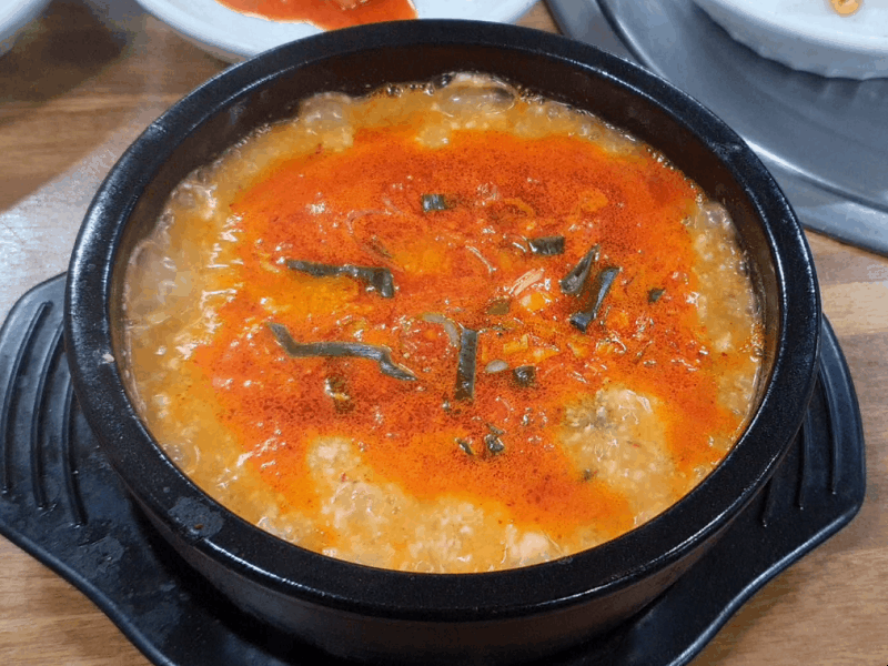 정동진 정가네 순두부 짬뽕순두부