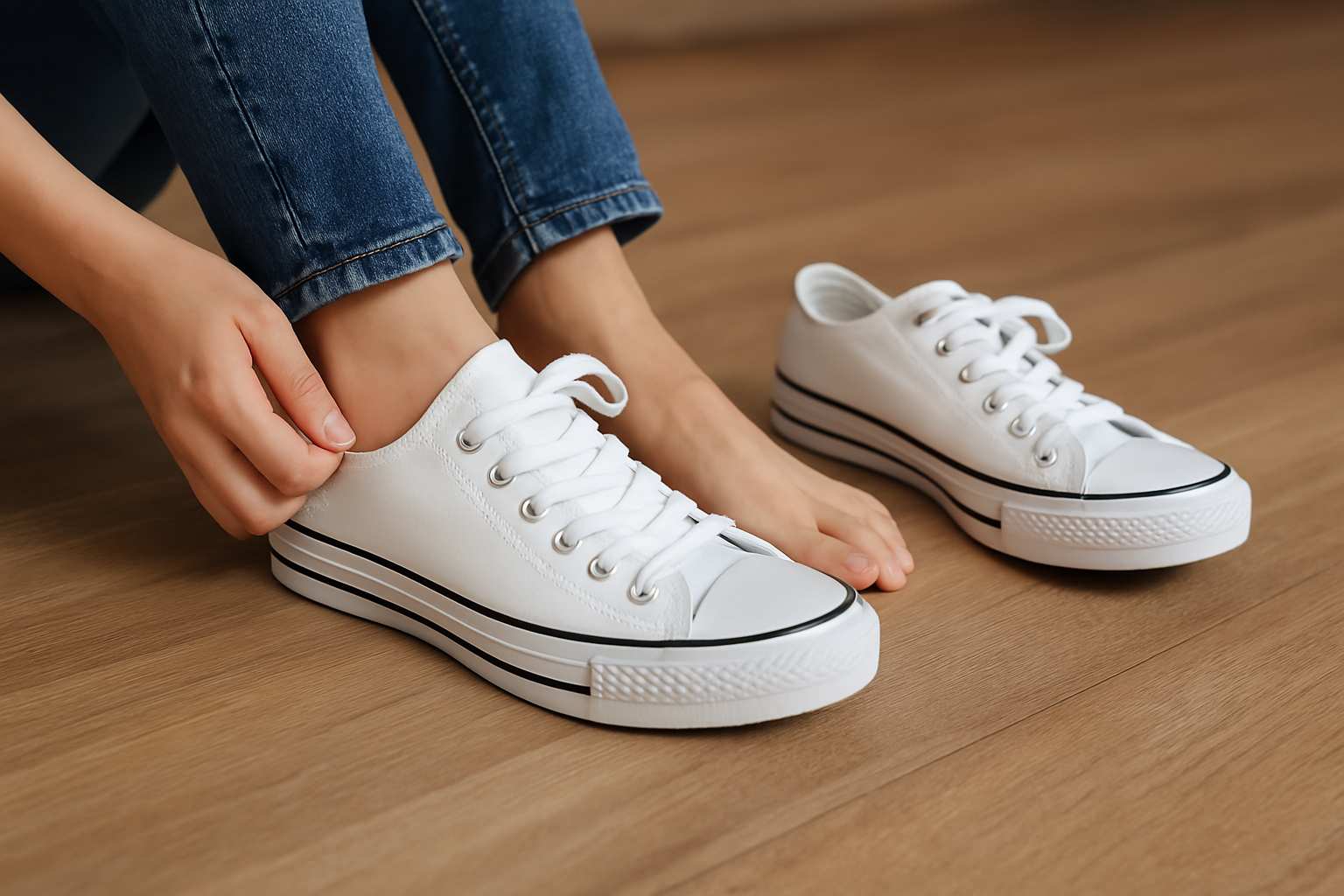 새-신발-신는-모습