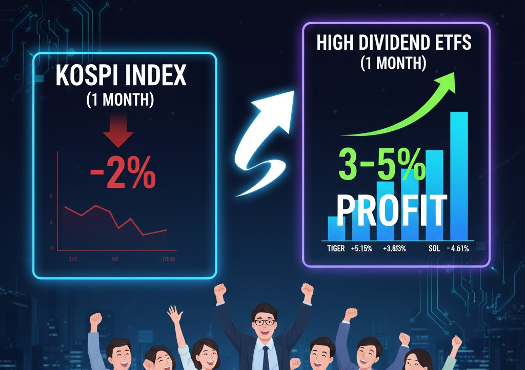 고배당 ETF의 최근 수익률 비교