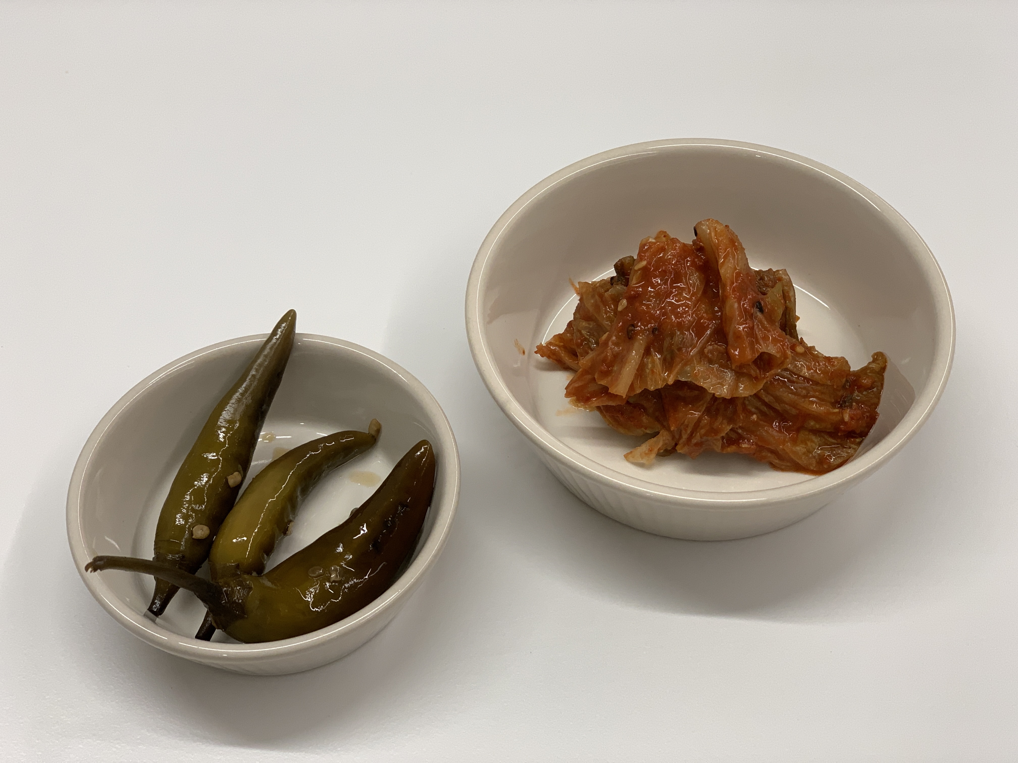 고추장아찌와 배추김치