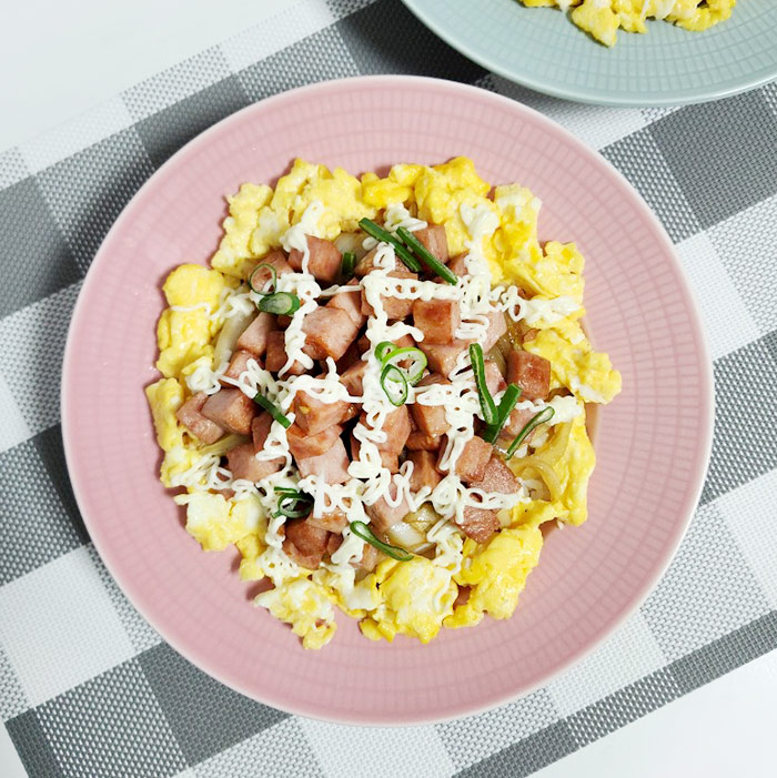 스팸마요덮밥 만들기