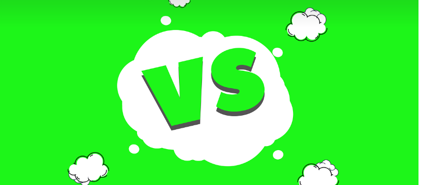 국민연금과 기초연금을 비교한다는 의미에서 vs 느낌을 주는 그림