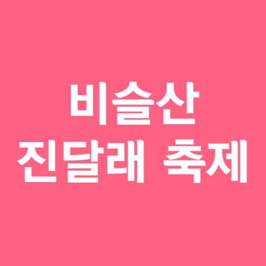 비슬산 진달래 축제