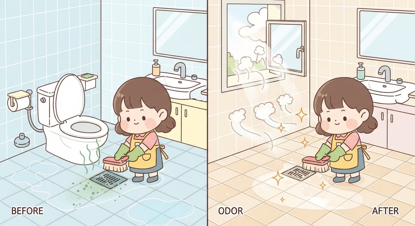 화장실 냄새 제거