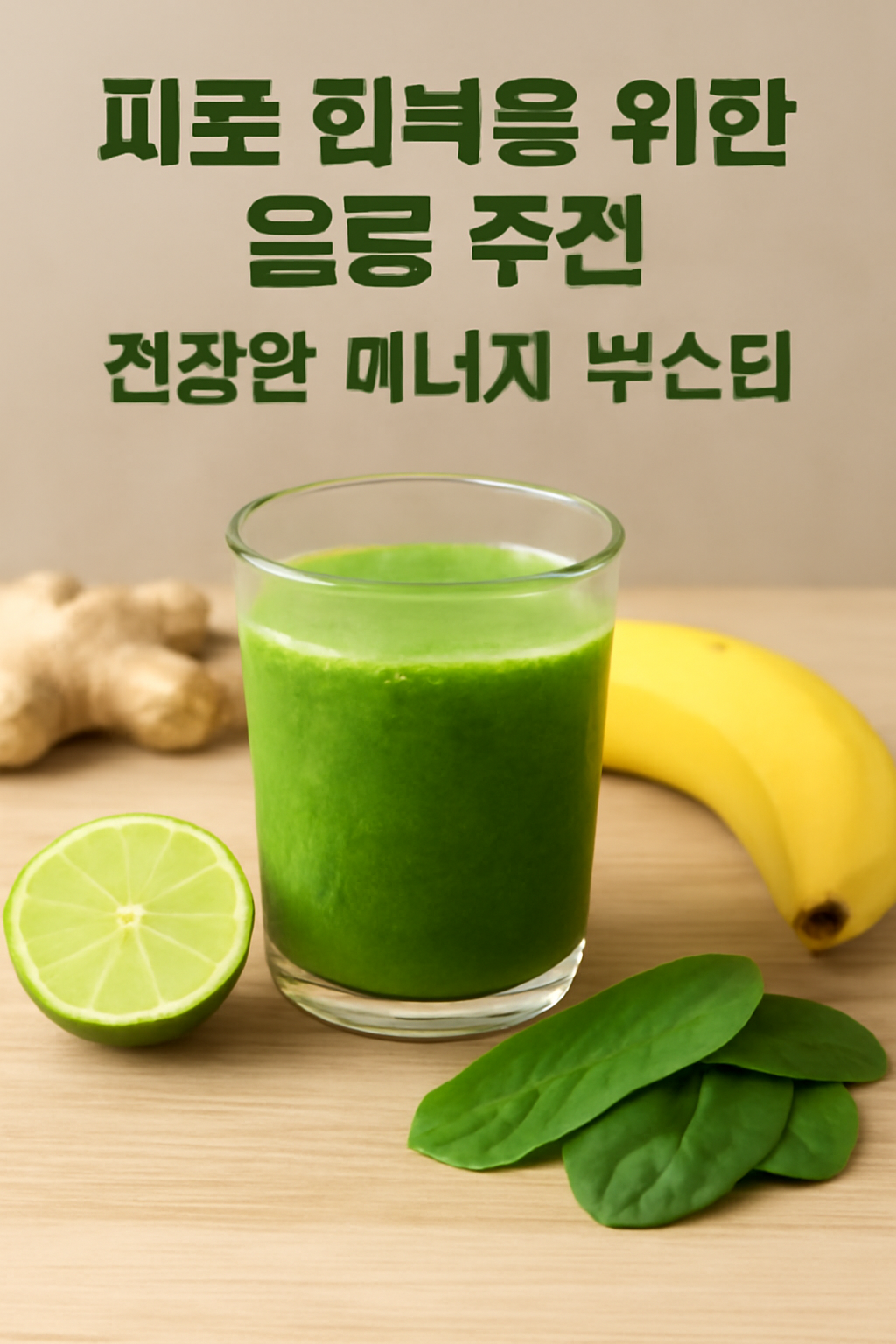 피로회복을 위한 음료