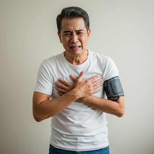 고혈압 환자 사진