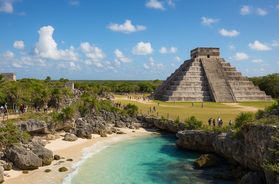 멕시코 칸쿤해변 여행 사진