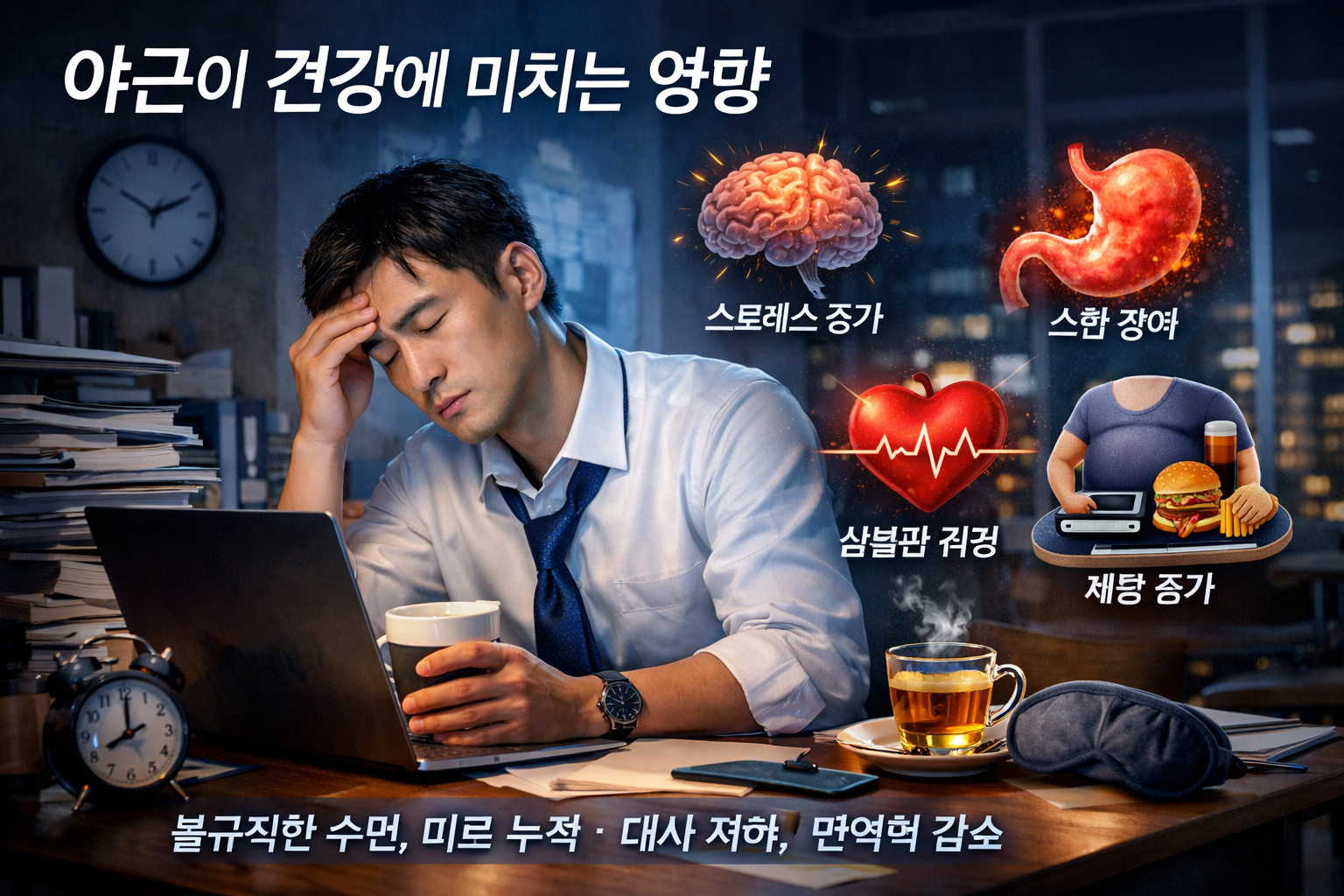 야근이건강에미치는영향