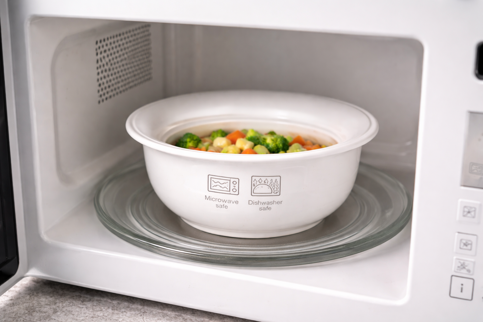전자레인지 안에 안전하게 사용 가능한 그릇