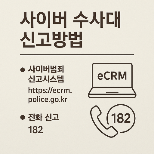 사이버 수사대 신고방법