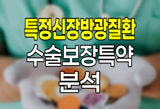 삼성생명 특정신장&middot;방광질환수술보장특약 핵심 분석