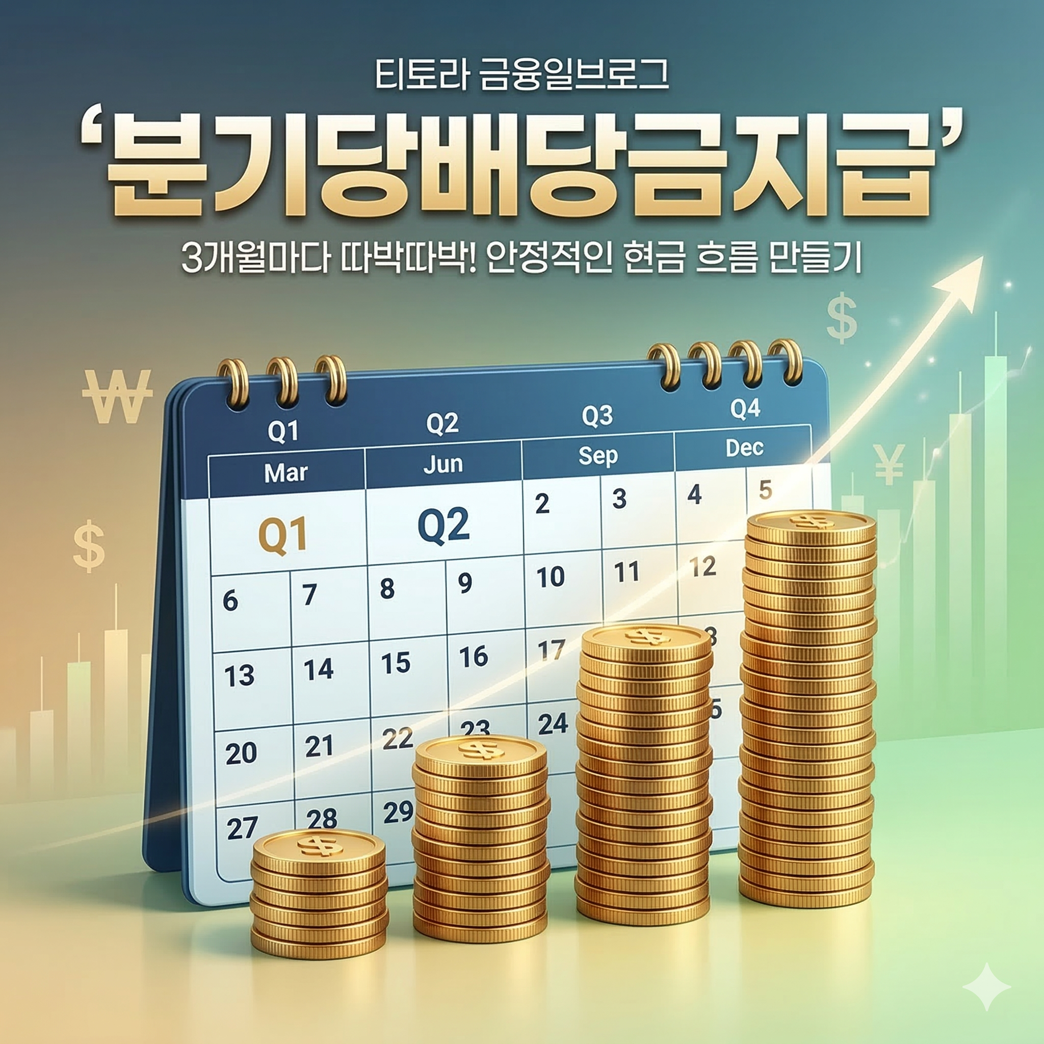 분기당배당금지급 기업과 투자 전략: 안정적인 현금 흐름 만들기