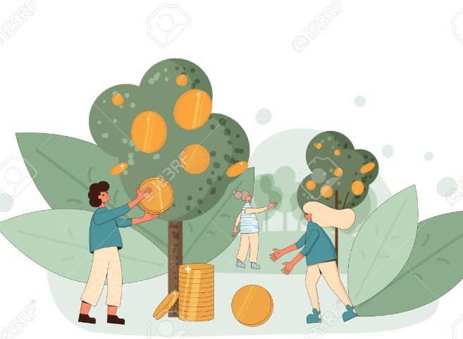 소액 대출 일러스트