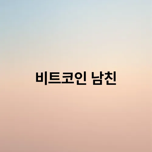 비트코인 남친