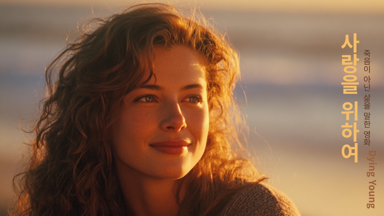 Dying Young 1991 영화 사랑을 위하여 따뜻한 햇살 속 힐러리 캐릭터를 표현한 썸네일 이미지