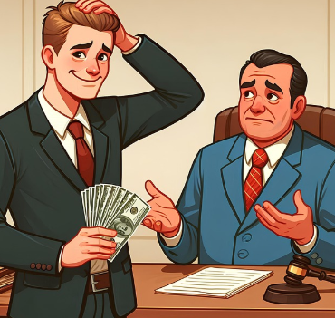 뇌물 받는 캐릭터