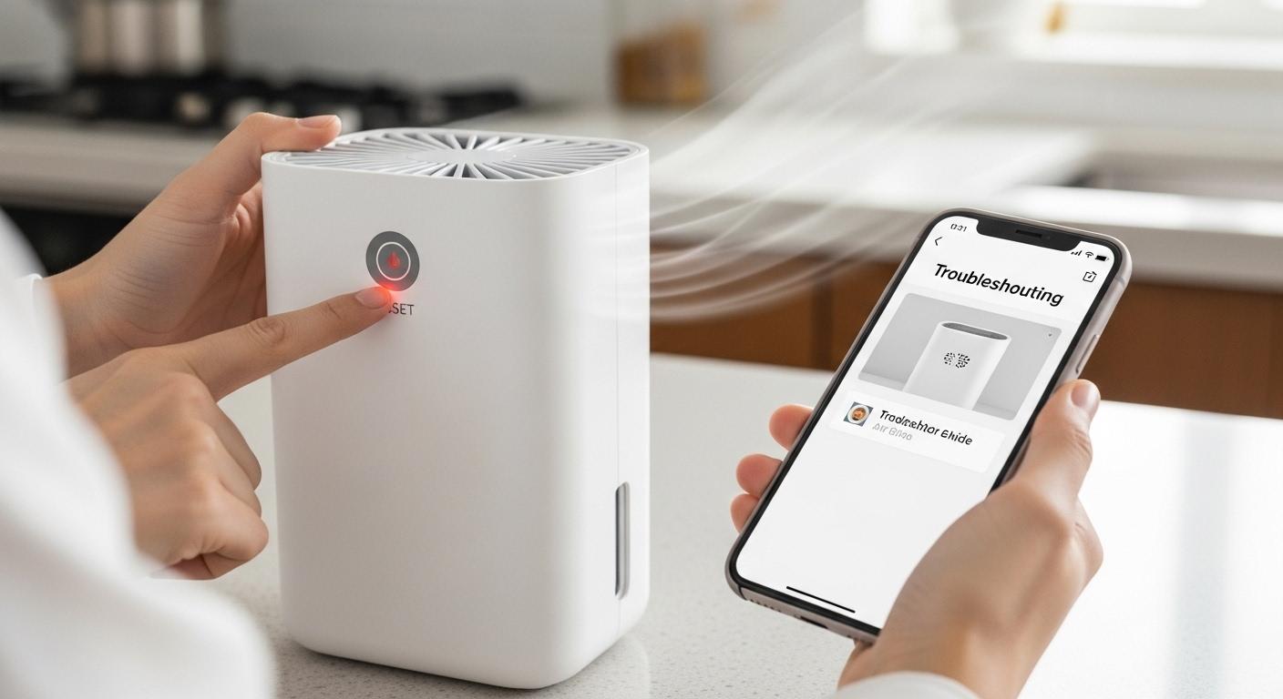 냄새 제거 소형 공기청정기 문제 해결