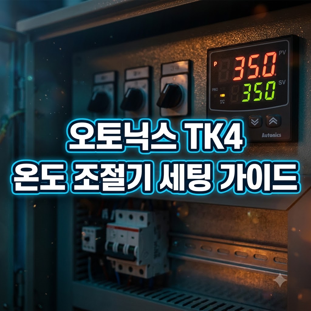 오토닉스 TK4 시리즈 온도 컨트롤러 파라미터 세팅 및 조작 가이드