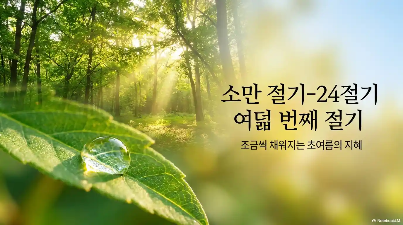 소만 절기(24절기 여덟 번째 절기)
