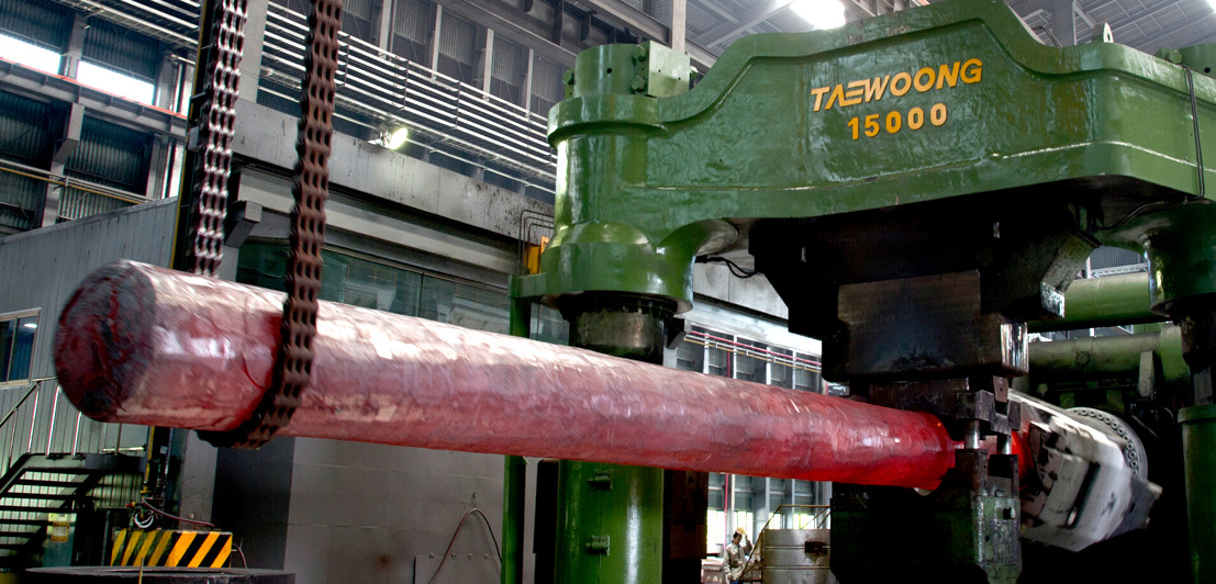 태웅 풍력터빈용 메인 샤프트 제작