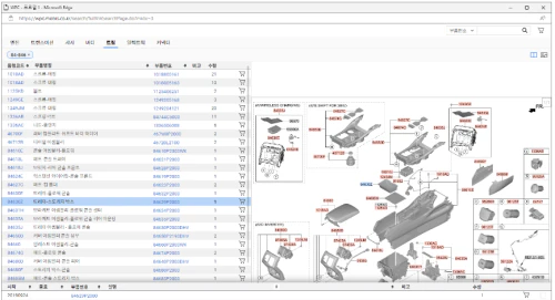 현대기아차-WPC-부품조회하는법