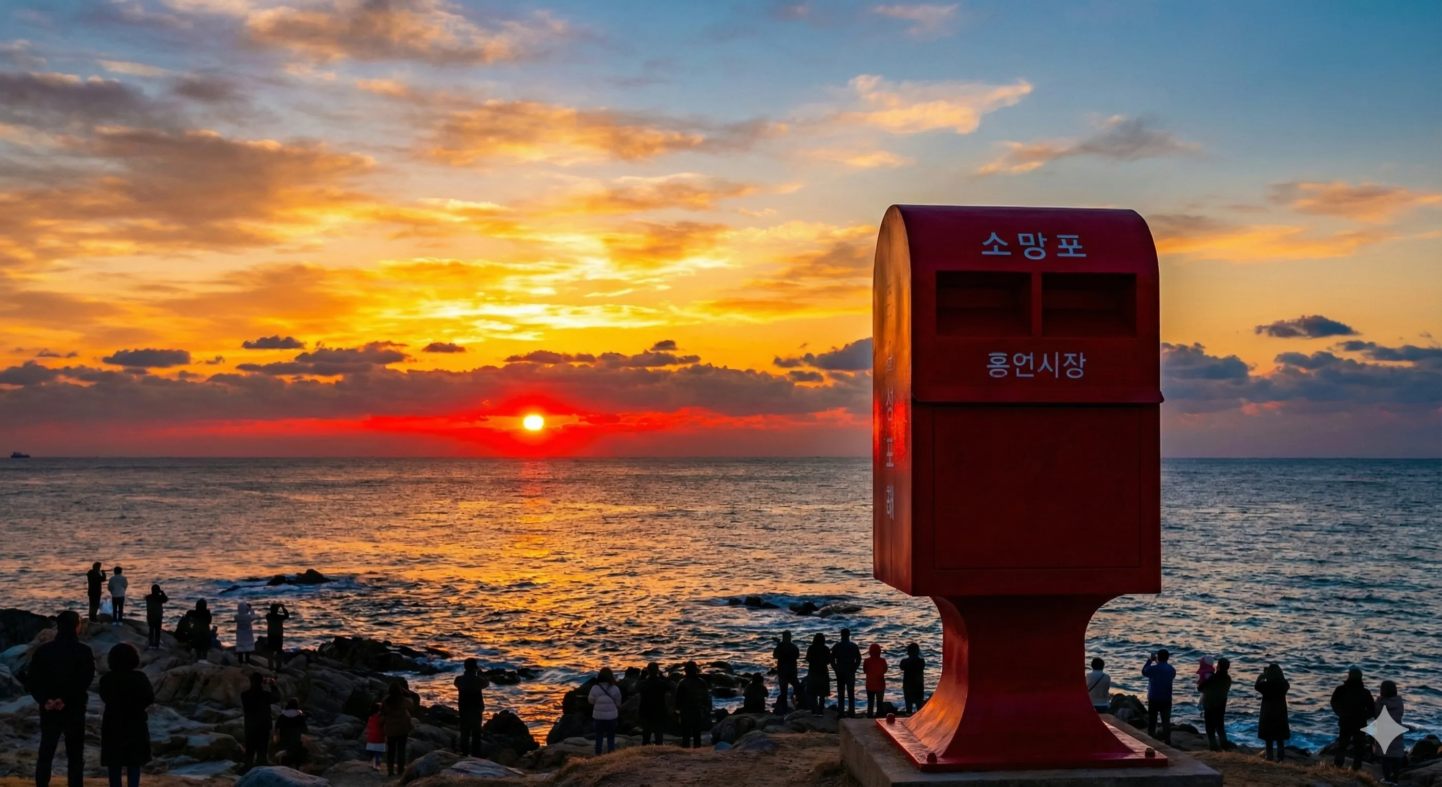 울산 간절곶 : 한반도에서 해가 가장 빨리 뜨는 곳