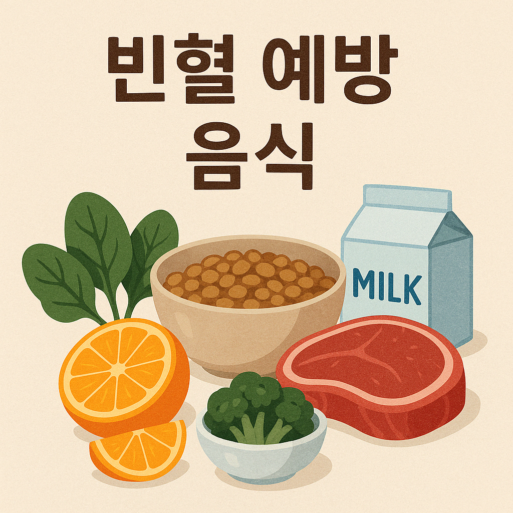 빈혈 예방 음식