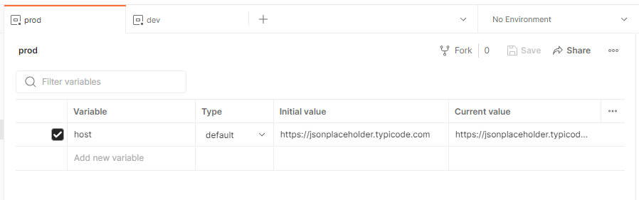 환경변수 설정(운영서버)